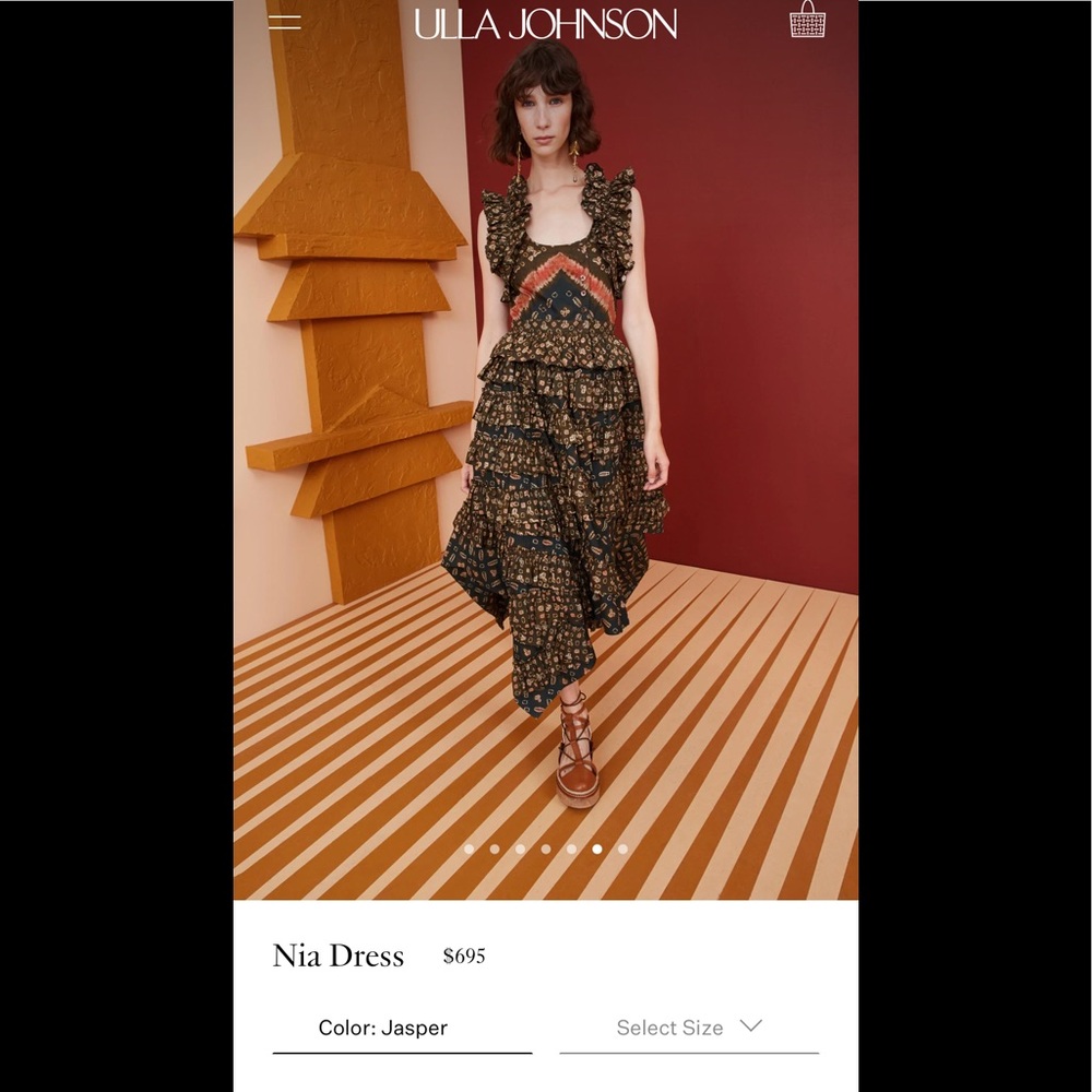 2022 spring ulla johnson brand new Nia Dress